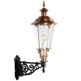 Vägglampa Haga koppar rund H:80cm