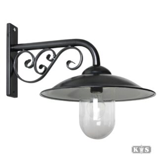 Stallampa ornament svart 90