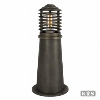 Skeppslampa hamn 2 antikmässing