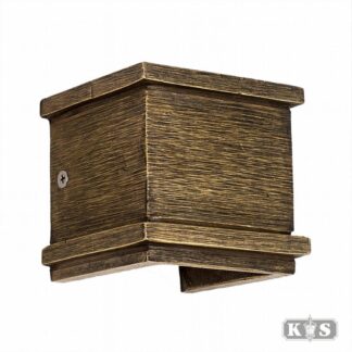 Borg spotlight antikmässing