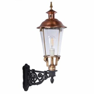 Vägglampa gjutjärn konisk H:79cm