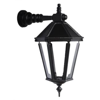 Vägglampa gjutjärn hängande 6k H:52cm