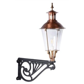 Vägglampa gjutjärn konisk H:117cm