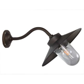 Stallampa Grimsholmen 45/45 antikmässing/koppar