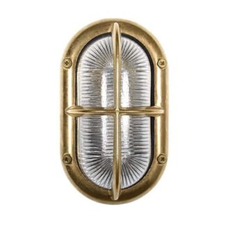 Palma de Mallorca klarglas mässing