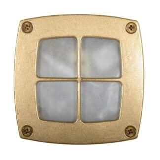 Port de Soller frostat glas mässing