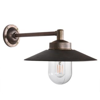 Stallampa Falsterbo rak 90 antikbeh. mässing/koppar