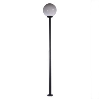 Funkisstolpe med glob H:280cm